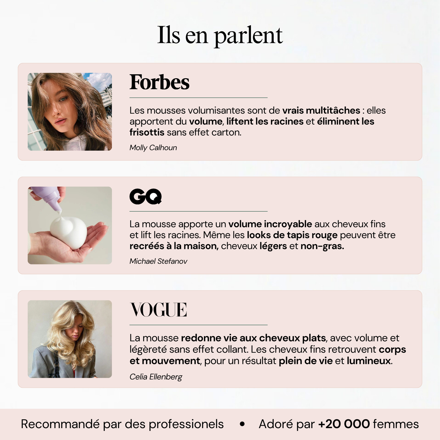 Mousse Volumisante Cheveux fins