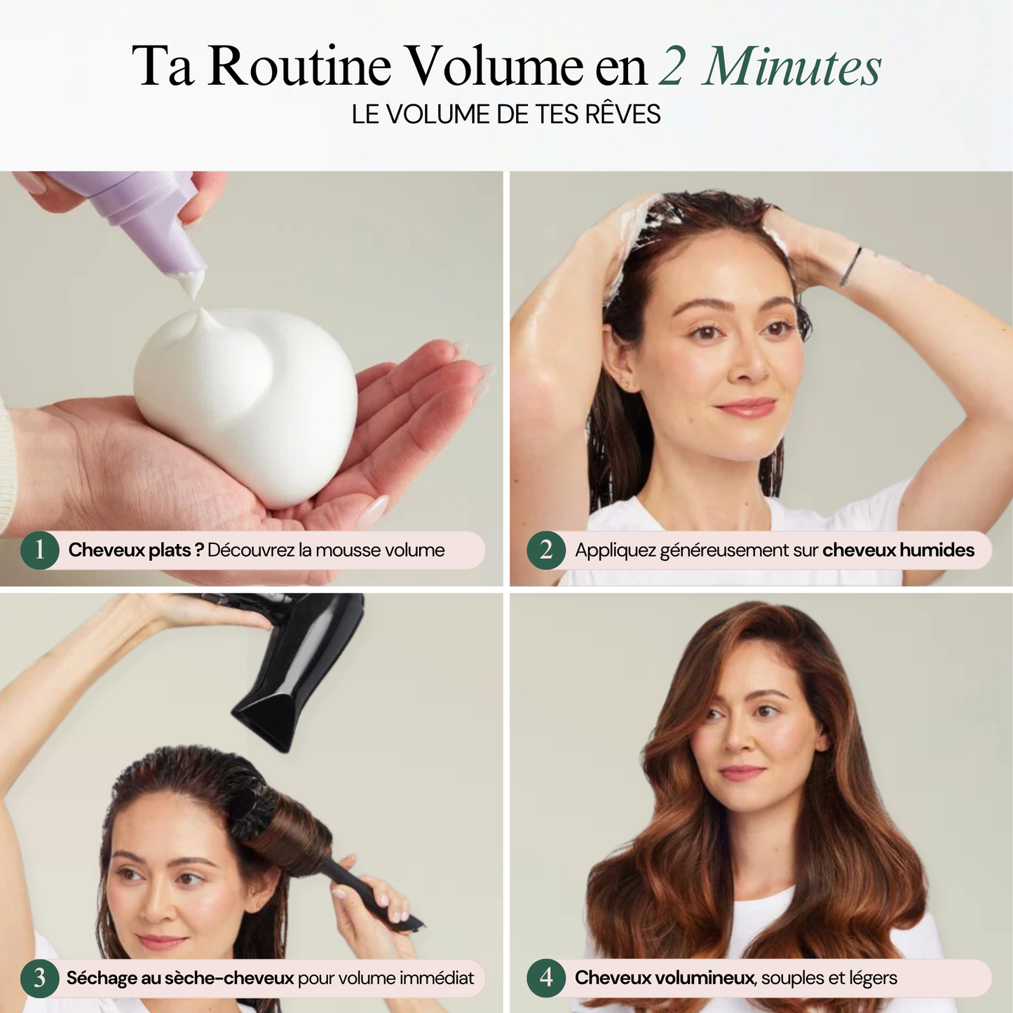 Mousse Volumisante Cheveux fins