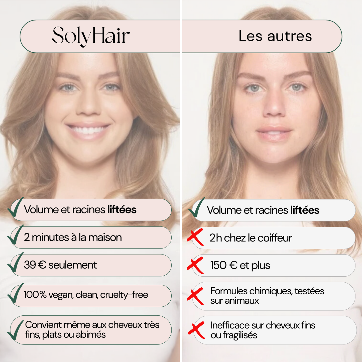 Mousse Volumisante Cheveux fins